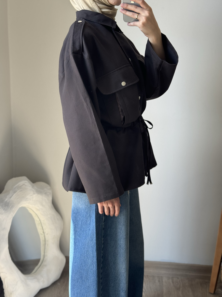 Massi Model Ceket Parka / kahve