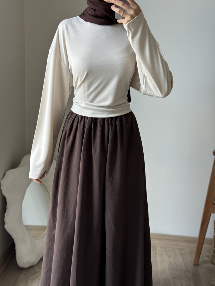 Oysho bağlamalı bluz / taş
