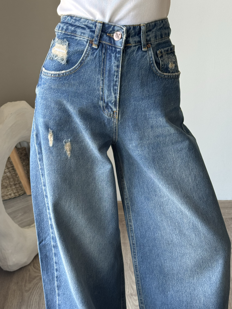 H&M model Wide Leg Jean
