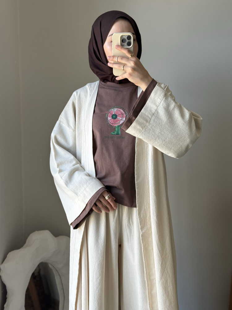Kimono Takım / bej 