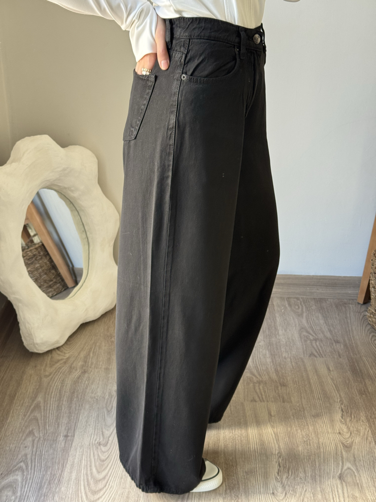 Tensel Kot Pantolon / siyah