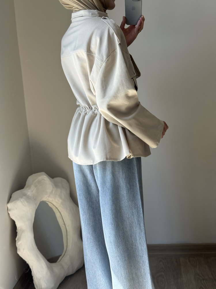 Massi Model Ceket Parka / Bej