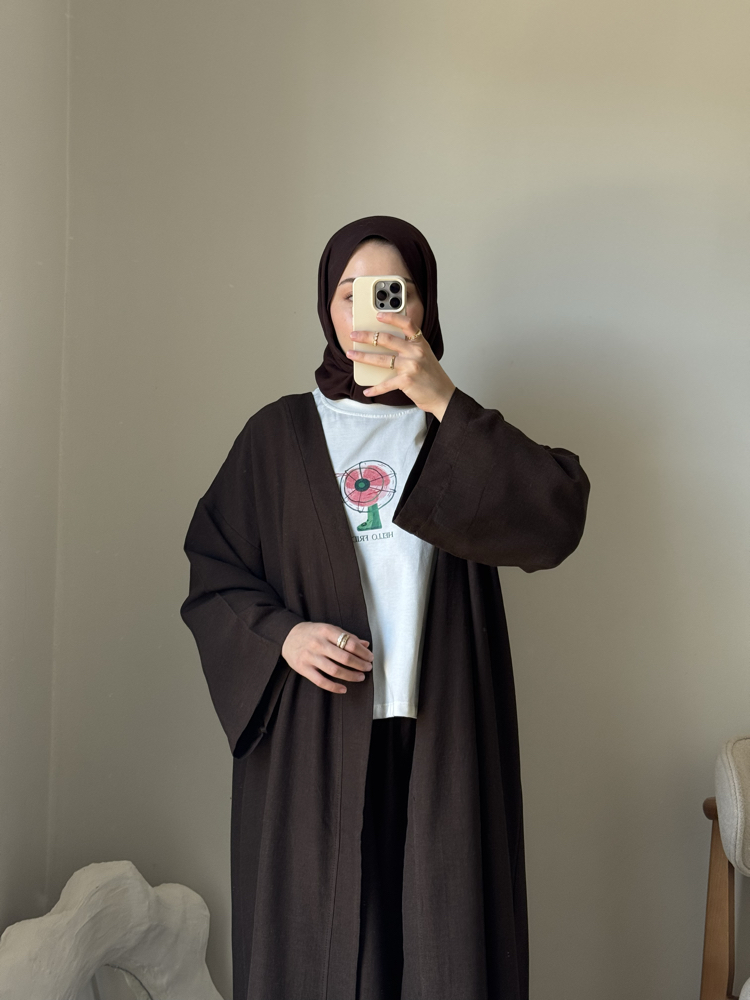 Kimono Takım / acı kahve