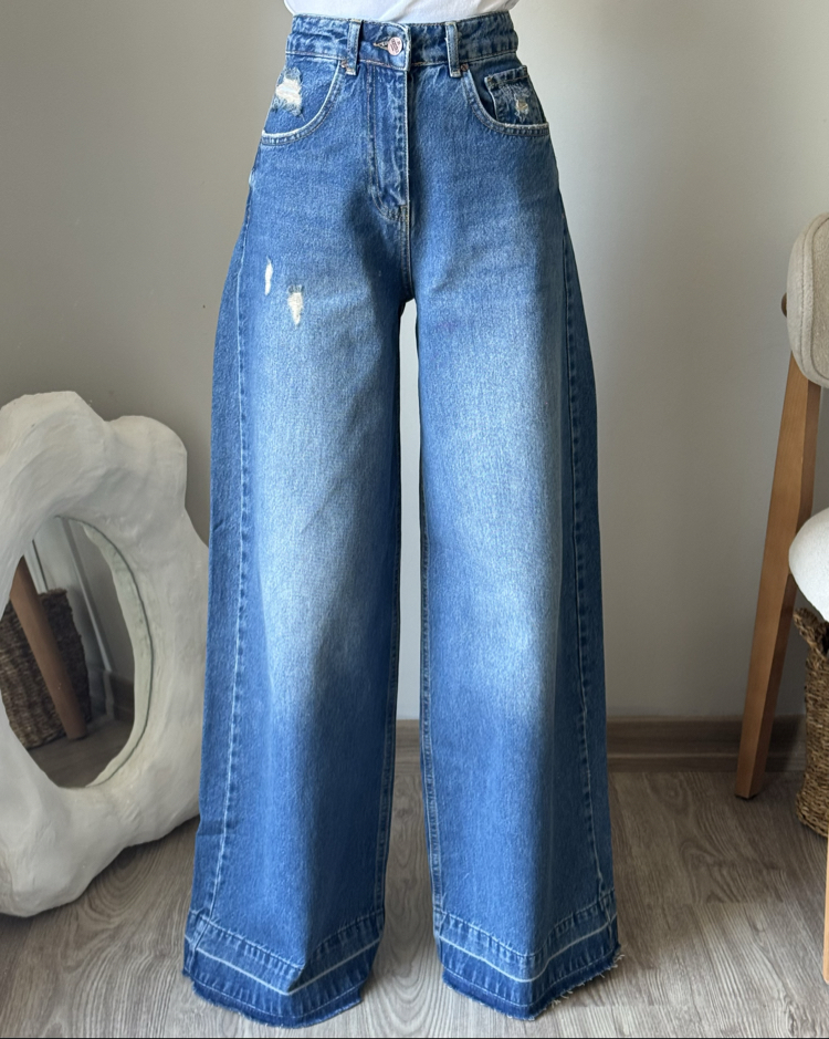 H&M model Wide Leg Jean