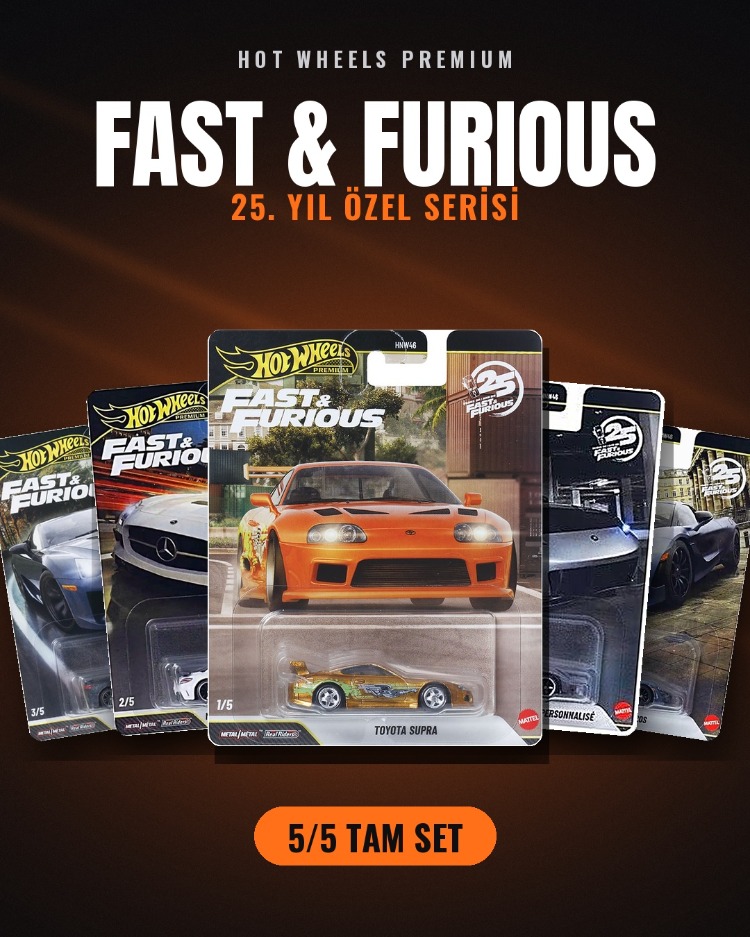 Hotwheels Chase Supralı Hızlı Ve Öfkeli Seti