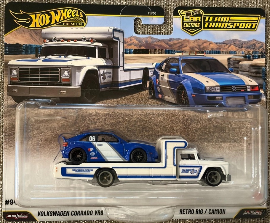 Team Transport Volkswagen Corrado VR6 with Retro Rig/Camion