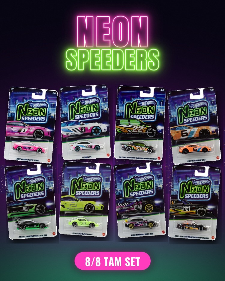 Hot Wheels Neon Speeders 2026 – Mix 2
