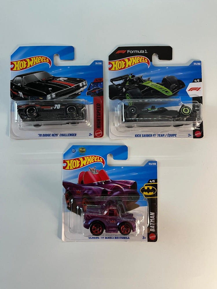 3'lü lot F1 Dodge Batman