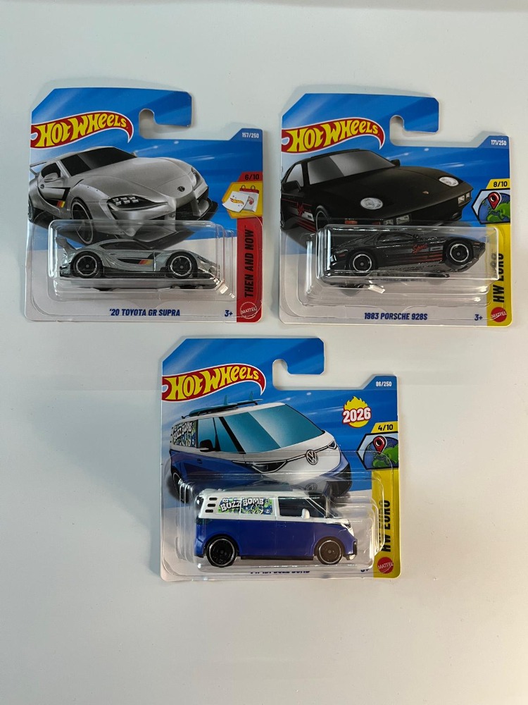3 lü lot Supra Porsche Wolkswagen