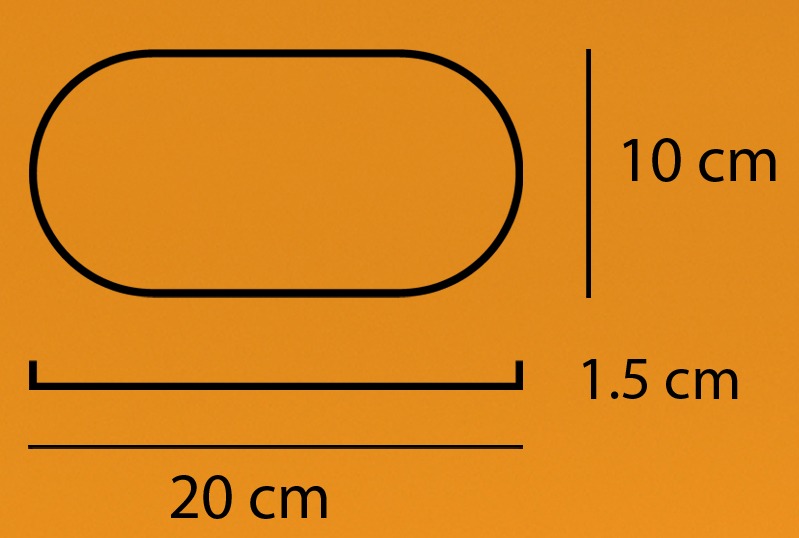 MK1034_20CM_DİK KENARLI SERVİS TABAĞI