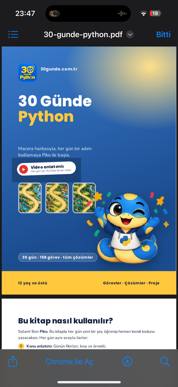 30 Günde Python Konu Kitabı 