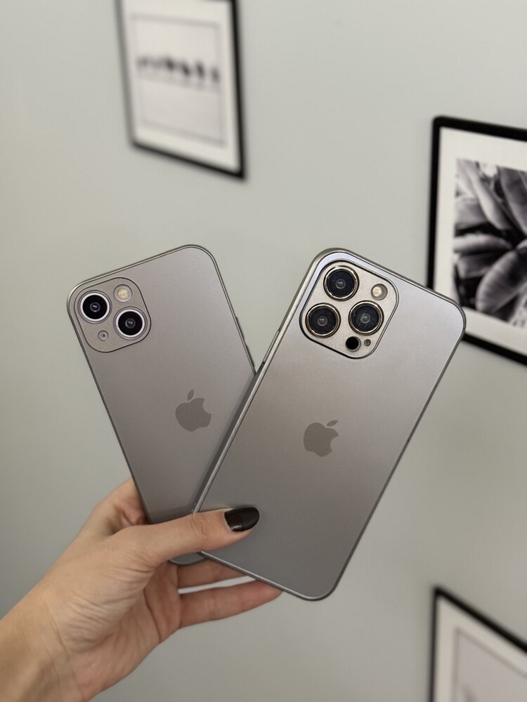 İPHONE 11-16 SERİSİ KAMERA KORUMALI MAT GLAS CASE