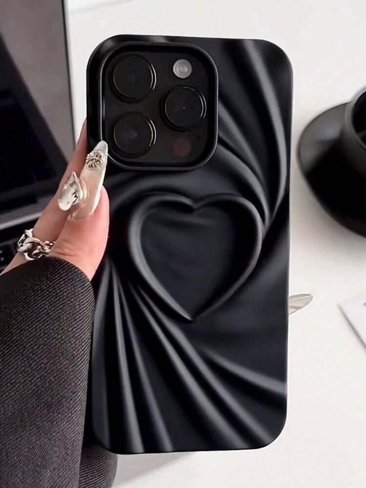 iPhone 3D Mat Kabartmalı Case