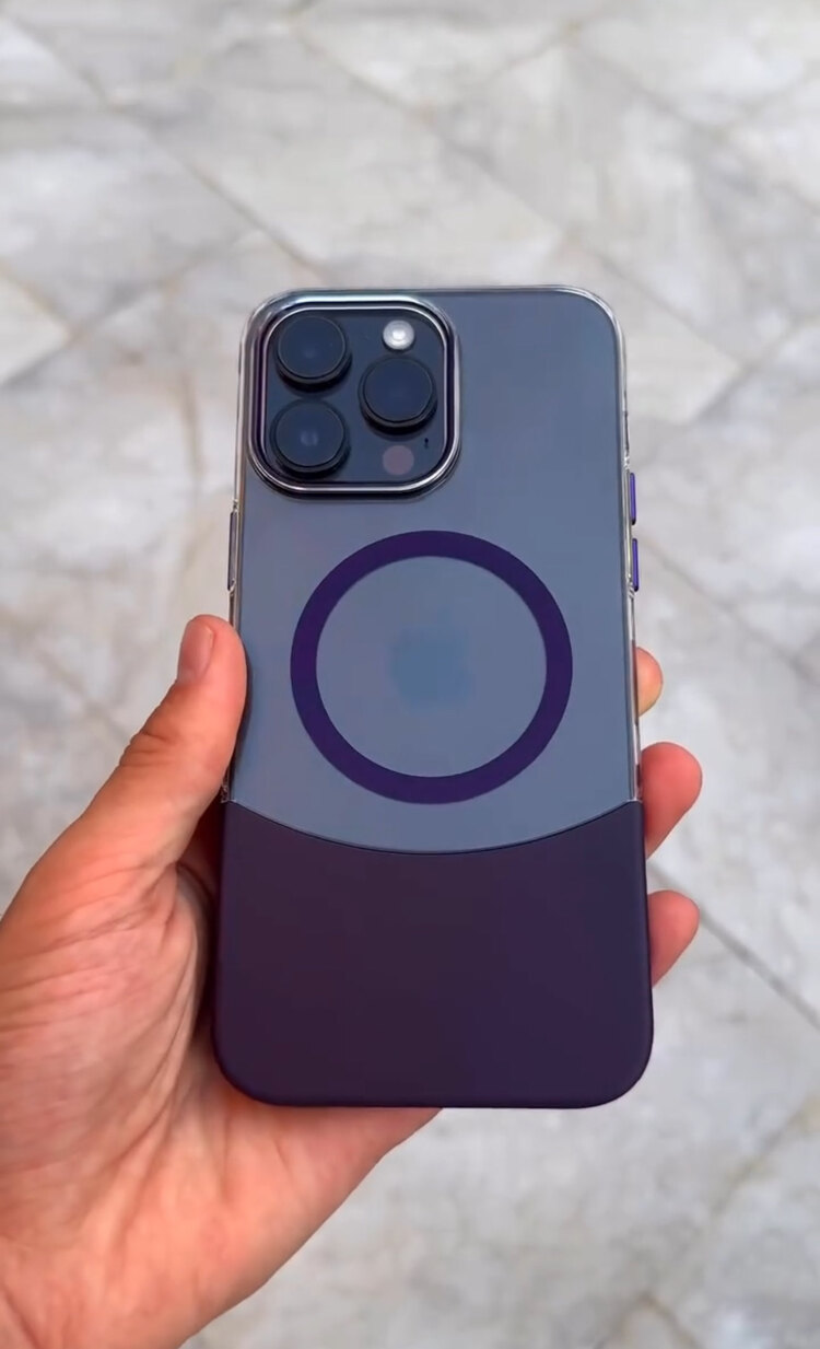 İPHONE MAGSAFE ÇİFT RENK MİKA SLİM CASE