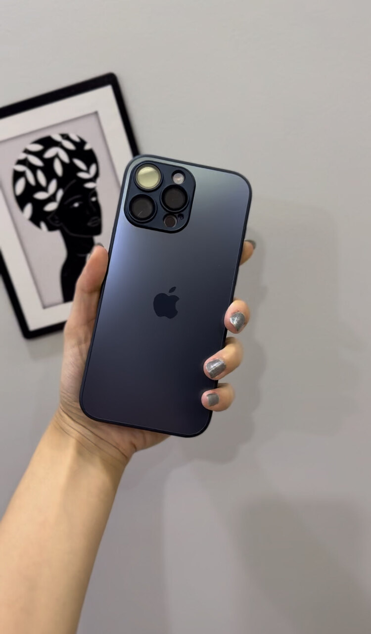 İPHONE LACİVERT 16 SERİSİ AG GLASS CASE