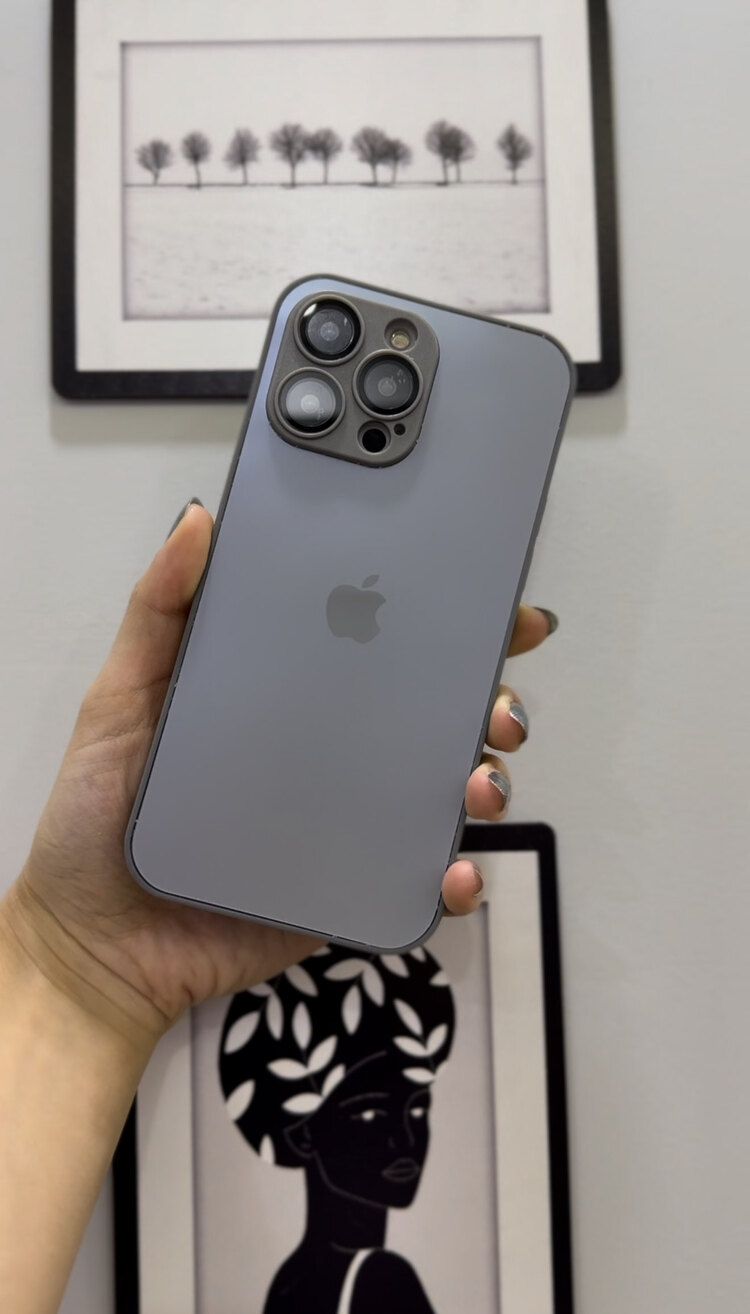İPHONE NATUREL TİTANYUM AG GLASS CASE