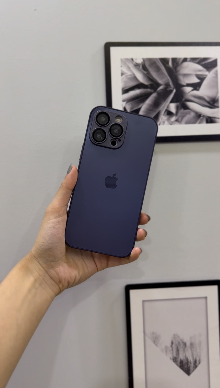 İPHONE DERİN MOR AG GLASS CASE