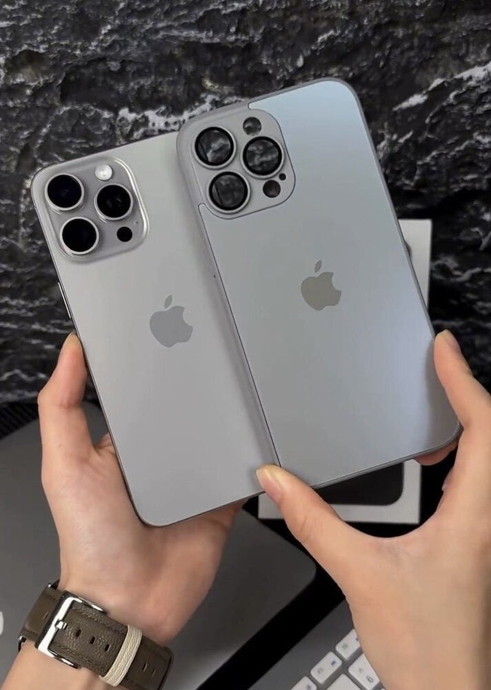 İPHONE AG -GLASS LENS KORUMALI MAGSAFE ÖZELLİKLİ KILIF