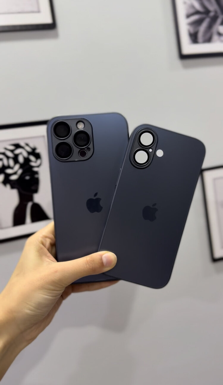 İPHONE SİYAH 16 SERİSİ AG GLASS CASE