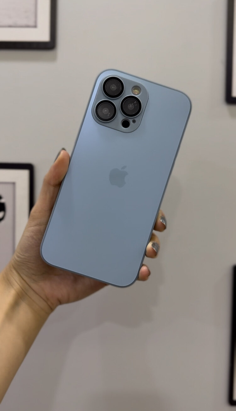 İPHONE SİERA BLUE  AG GLASS CASE