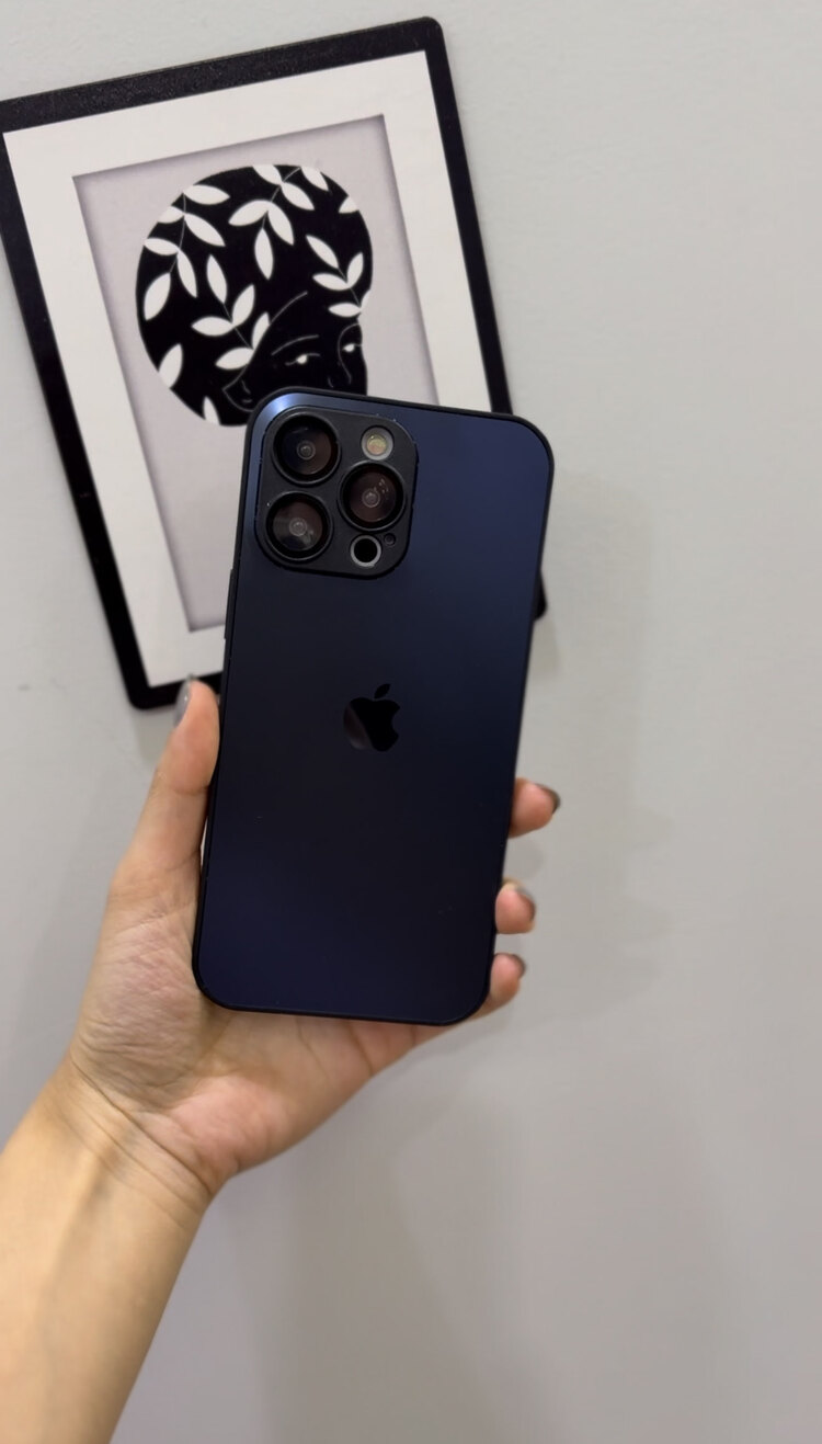 İPHONE SİYAH AG GLASS CASE