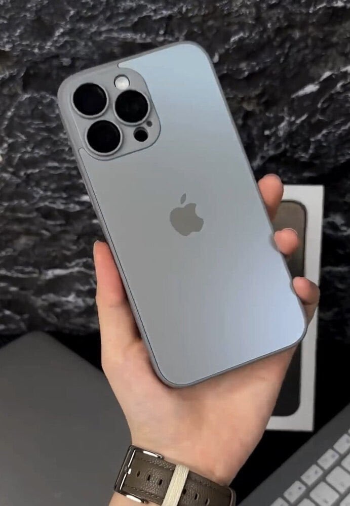 İPHONE AG -GLASS LENS KORUMALI MAGSAFE ÖZELLİKLİ KILIF