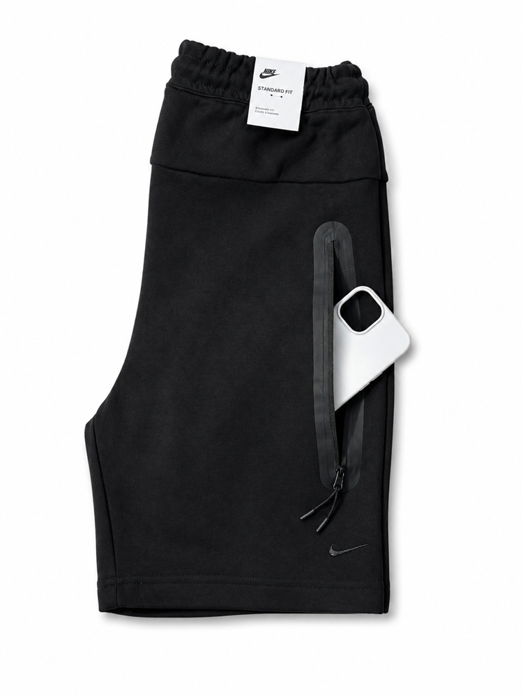 Tech Fleece Premium Şort Siyah