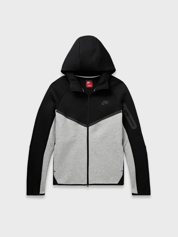 Tech Fleece 5th Gen Premium Hoodie Siyah/Gri