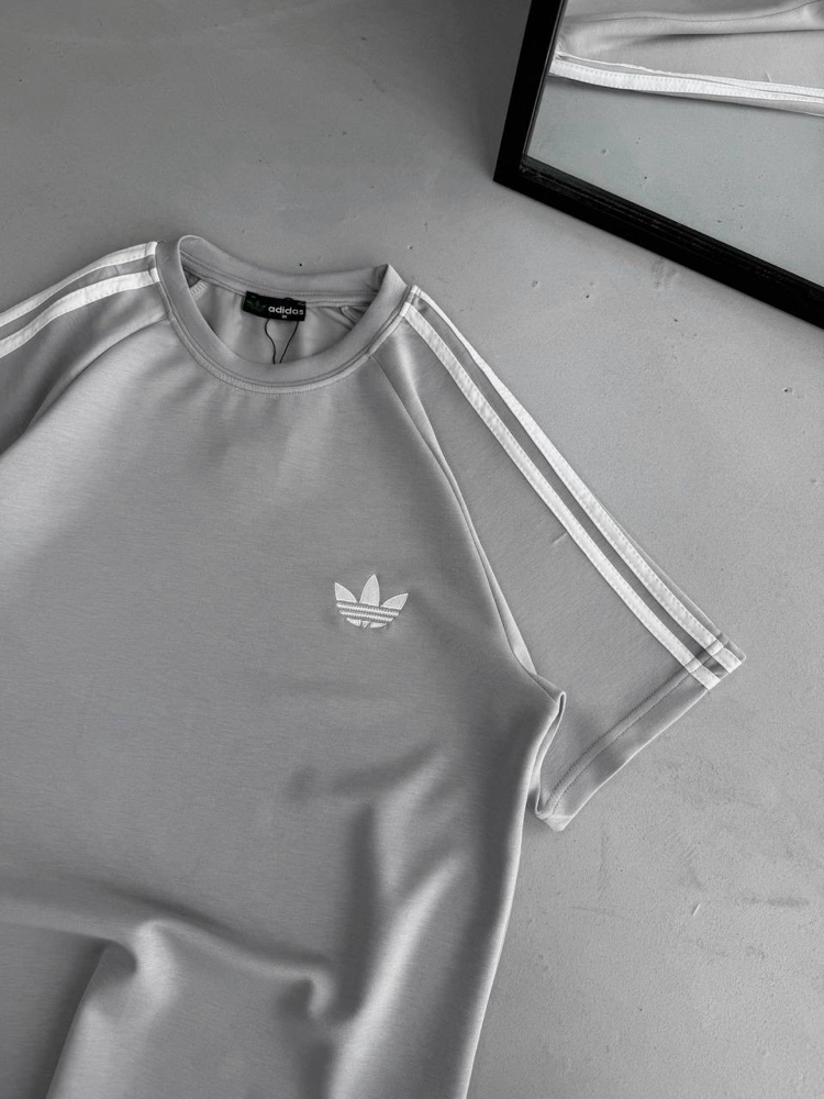 Adidas Classic T-Shirt Gri [AD-013]