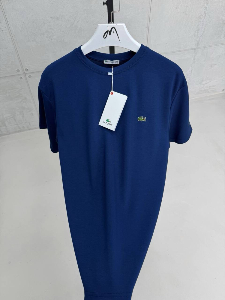 Lacoste Premium T-Shirt Mavi [LC-005]