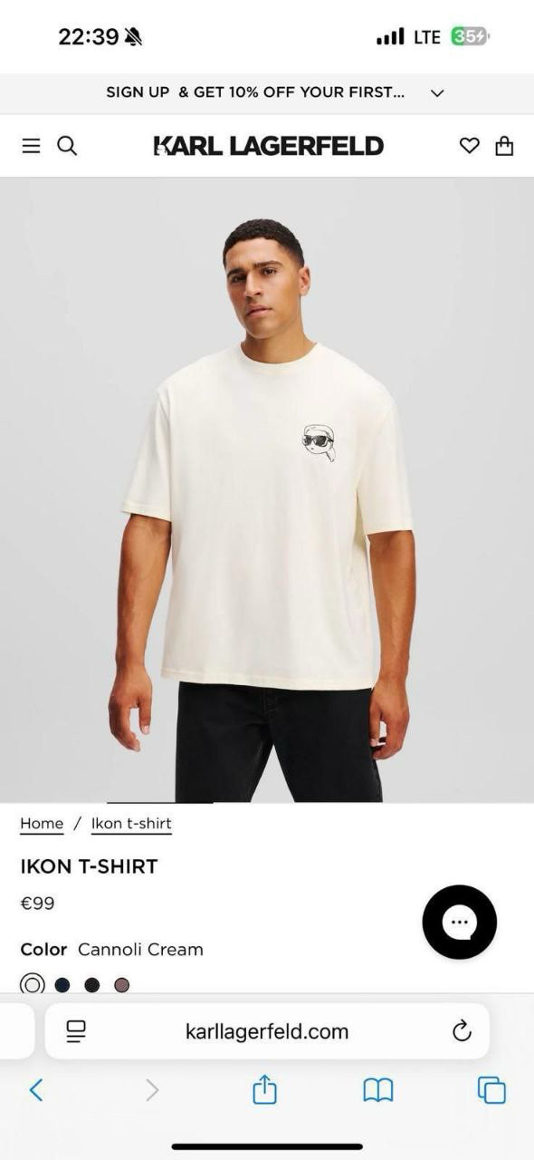 Karl Lagerfeld Premium T-Shirt Beyaz [KL-004] 