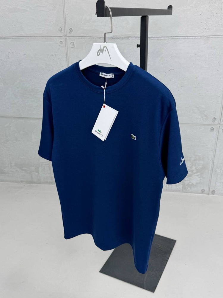 Lacoste Premium T-Shirt Mavi [LC-005]