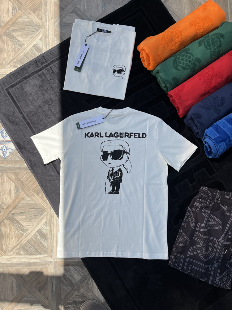 Karl Lagerfeld Premium T-Shirt Beyaz [KL-004] 