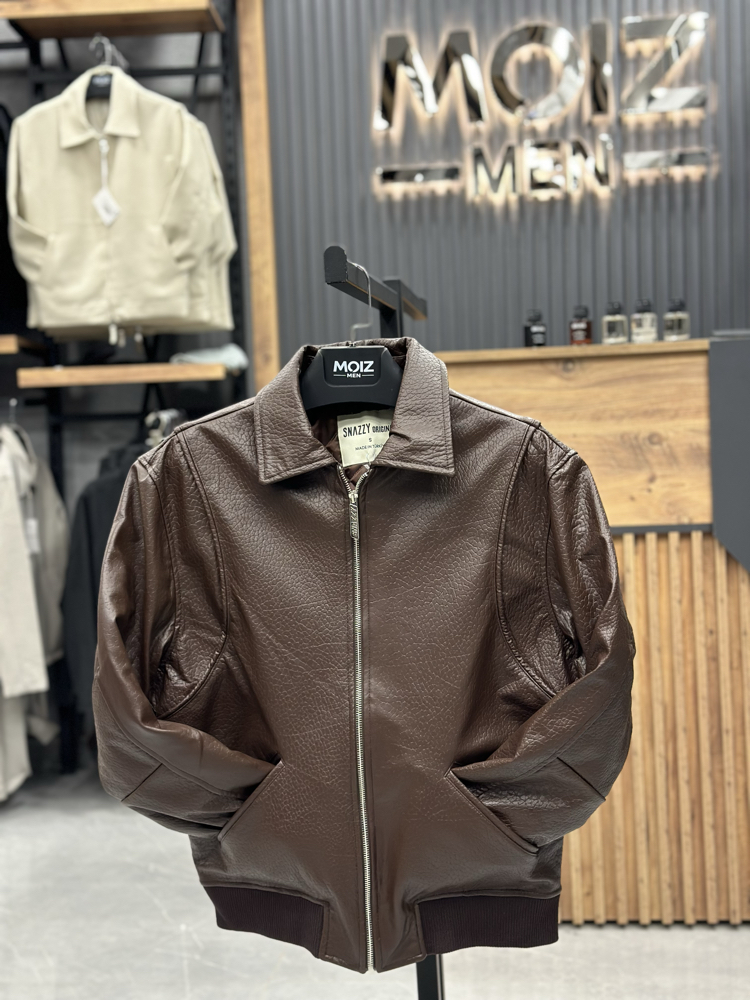 Oversize Deri Ceket