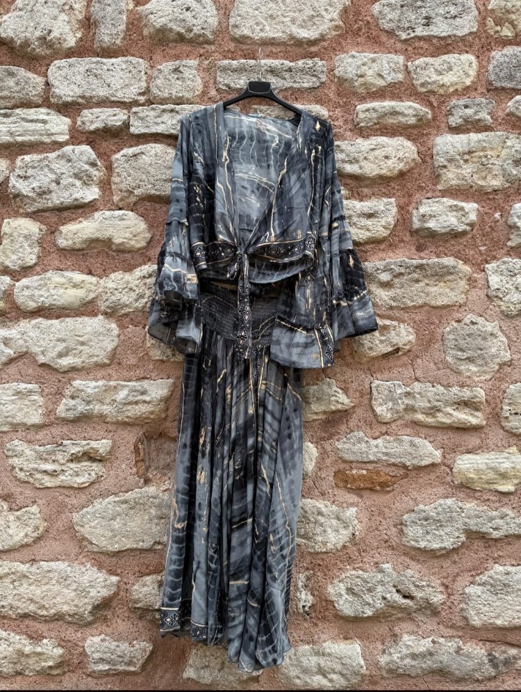 Palazzo Pantolon ve Bolero üst 