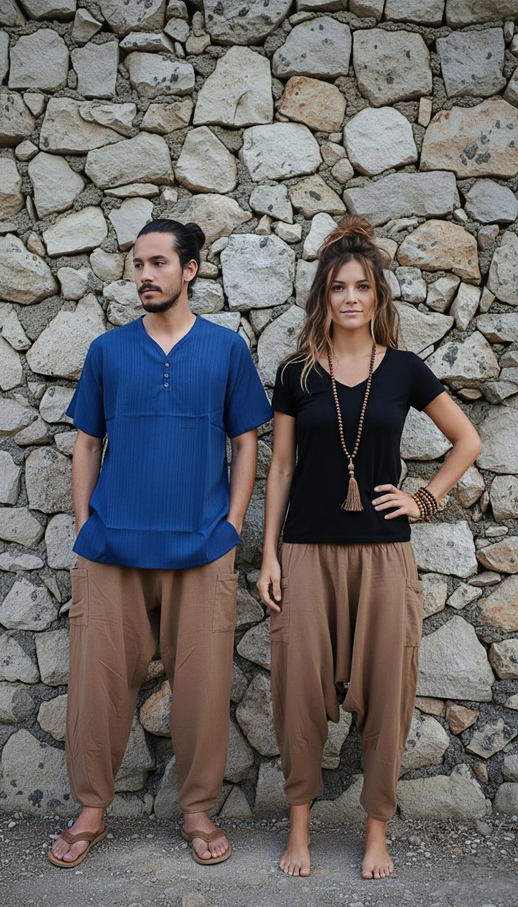 Unisex Muz Paça Pantolon