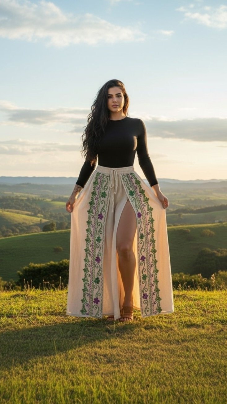 Yırtmaçlı Pantolon 