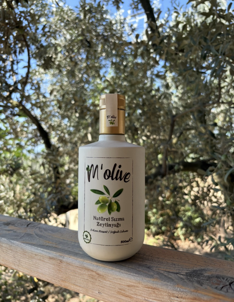 M'olive Naturel Sızma Zeytinyağı 500ml Erken Hasat Soğuk Sıkım