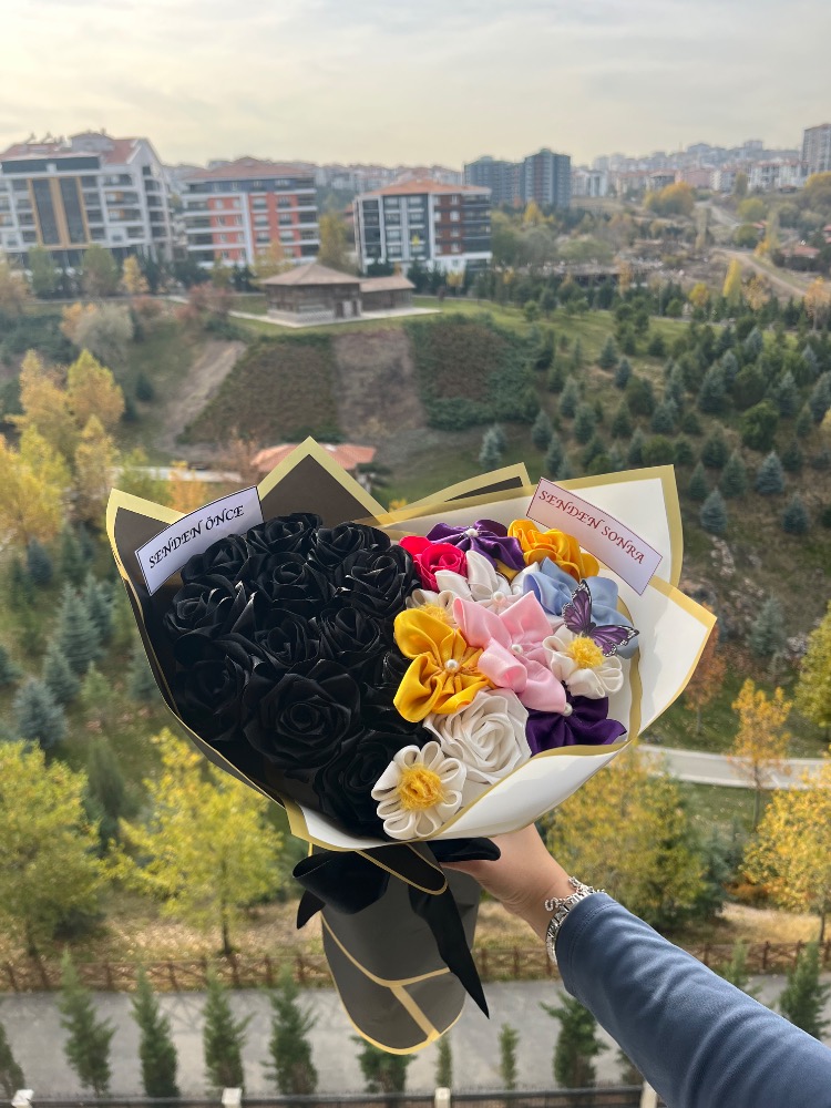 Ahenkmoments senden önce senden sonra çiçek buketi