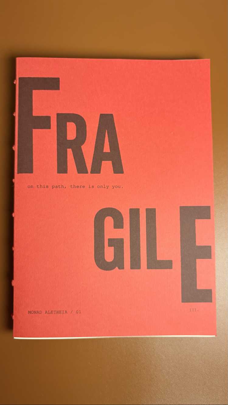 MONAD Aletheia El Yapımı A5 FRA/GILE Defter - Kareli, Açık Sırt Koptik Dikişli