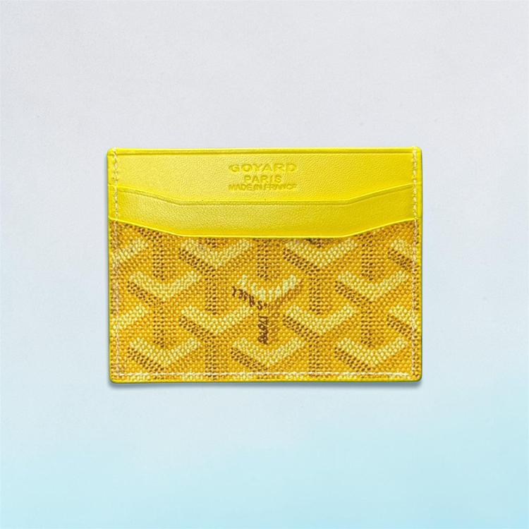 Goyard Card Holder Yellow