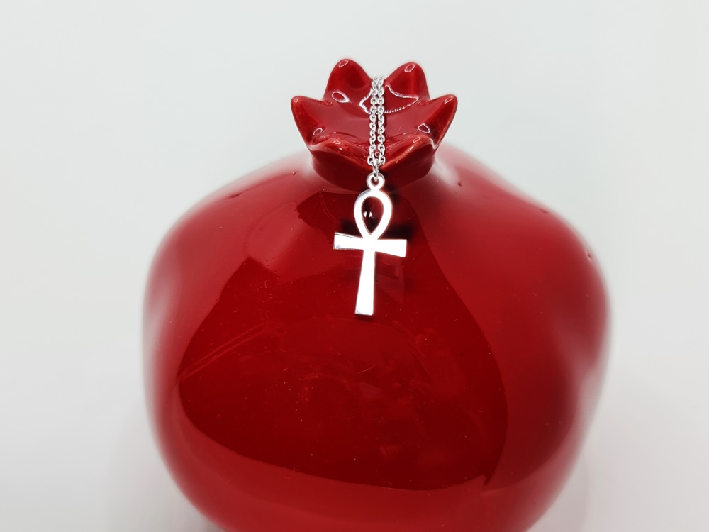 Ankh Gümüş Kolye