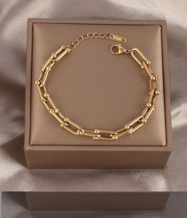 Gold çelik bileklik