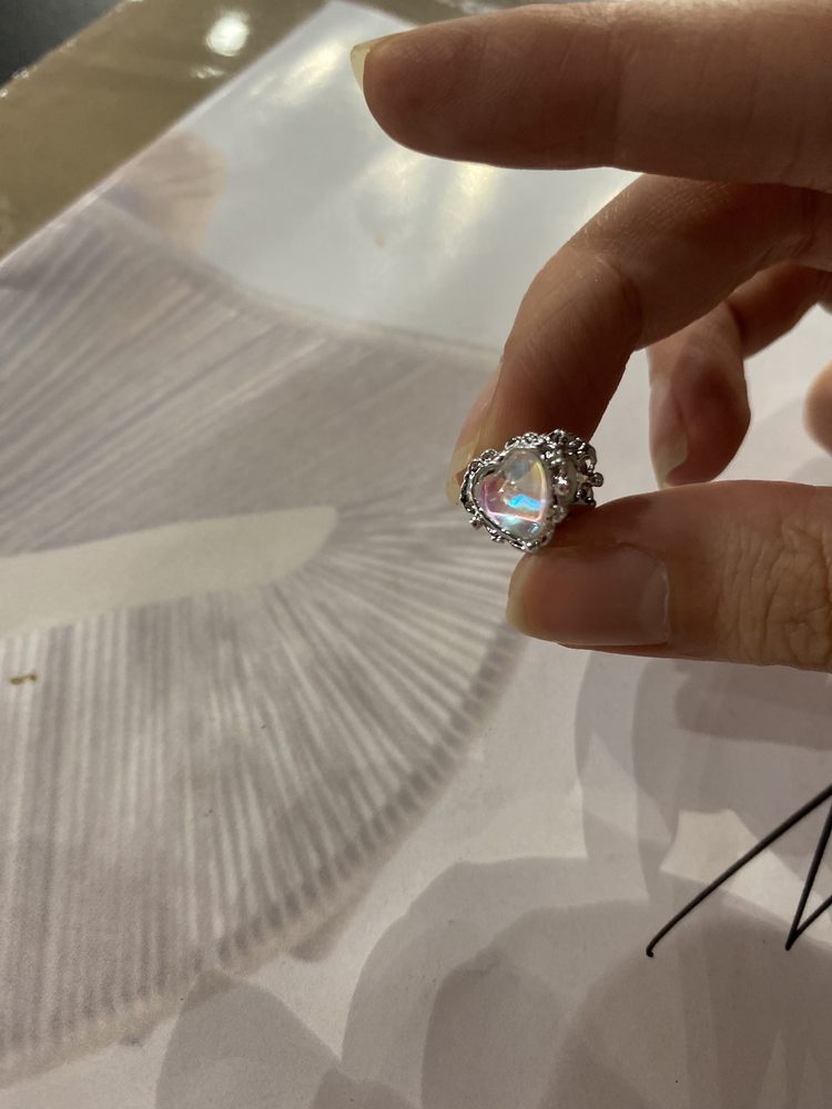 Kalp Çelik charm