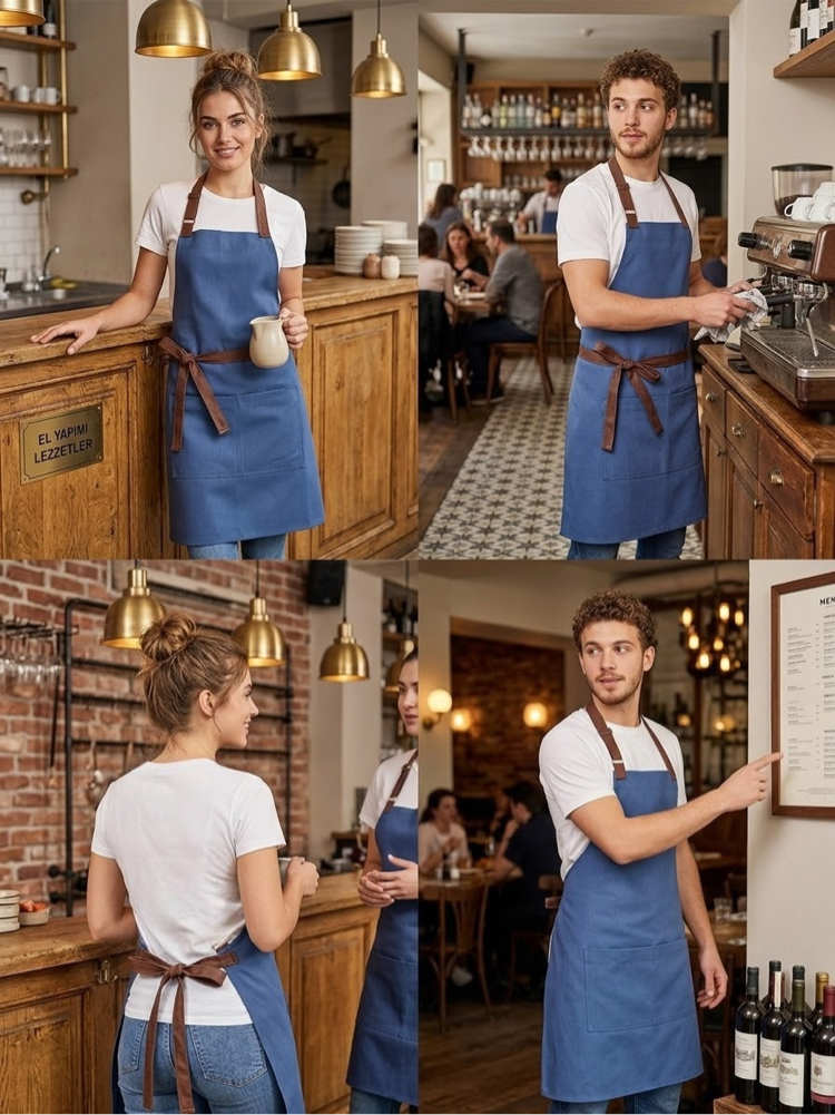 Su itici Leke tutmaz Elzem Önlük Cafe Barista Çiçekçi Aşçı Barista Servis Hobi