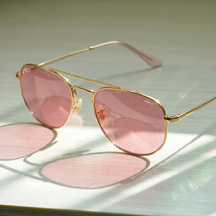 Ray-Ban RB3668 001/03 Gold Unisex Güneş Gözlüğü 55-19 UV400