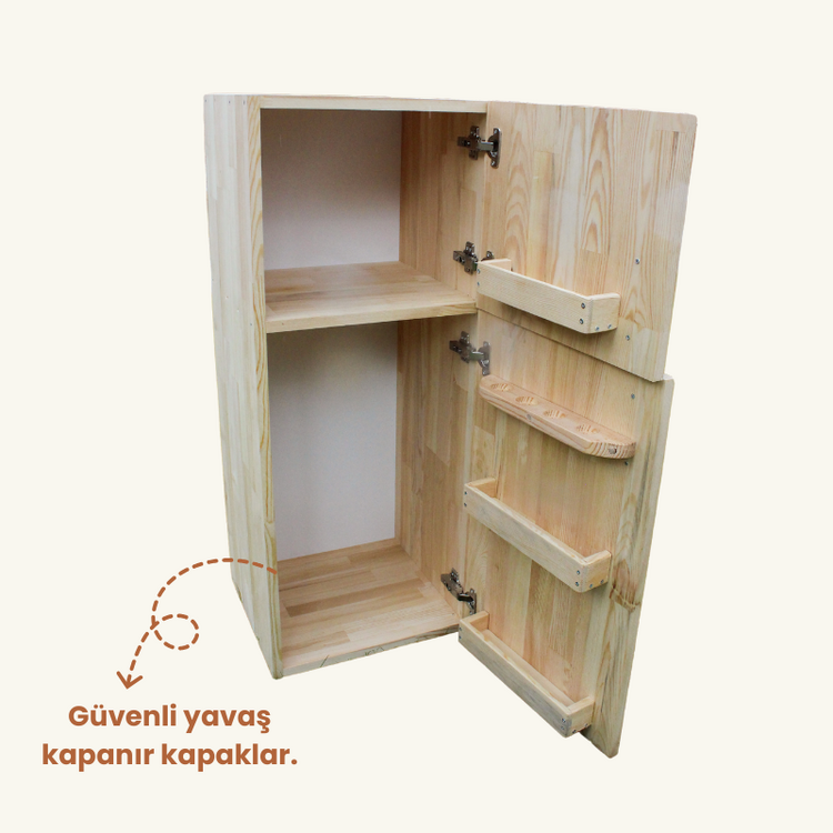 Ahşap Oyuncak Buzdolabı (Kargo Bedava)