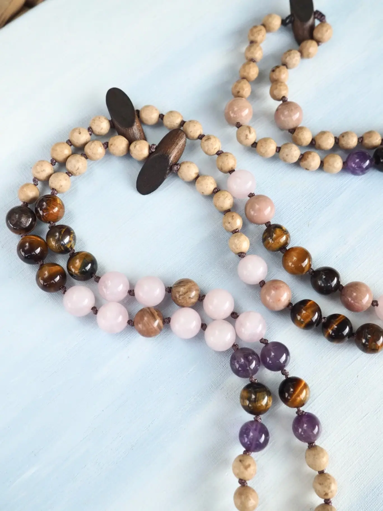 MOKAİT MALA - Doğal Taşlı Meditasyon Tespihi