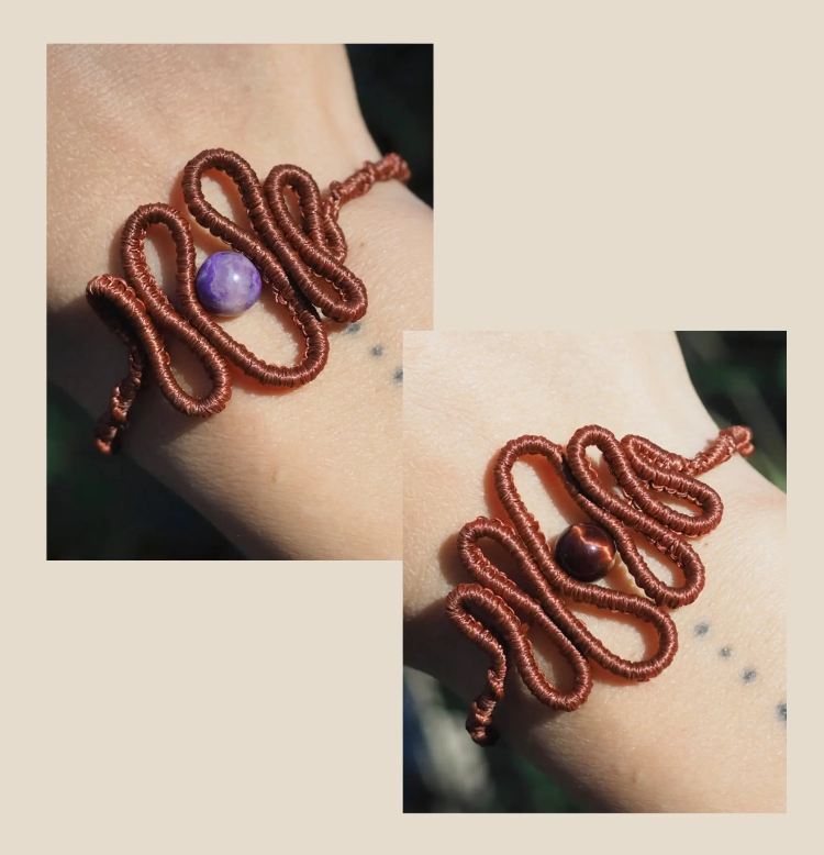 MEANDER BİLEKLİK SERİSİ - Doğal Taşlı Bileklik