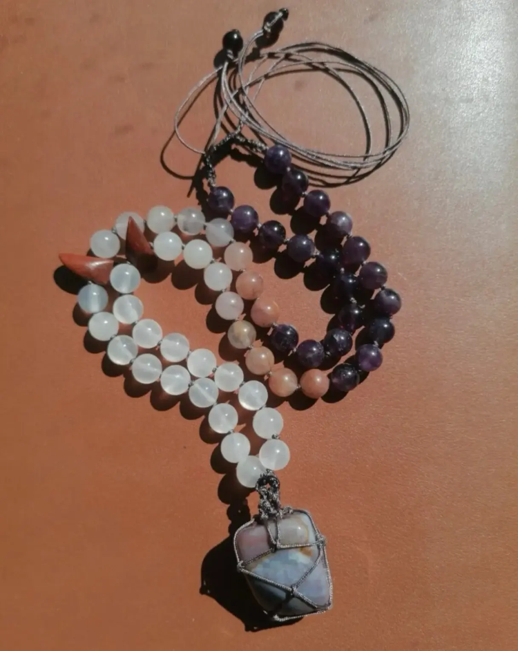 KOLEKSİYON AGATE NO III - Doğal Taşlı Meditasyon Tespihi